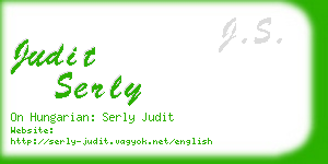 judit serly business card